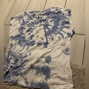 Brand new never worn tags still on blue tie die tank top Kids size 14